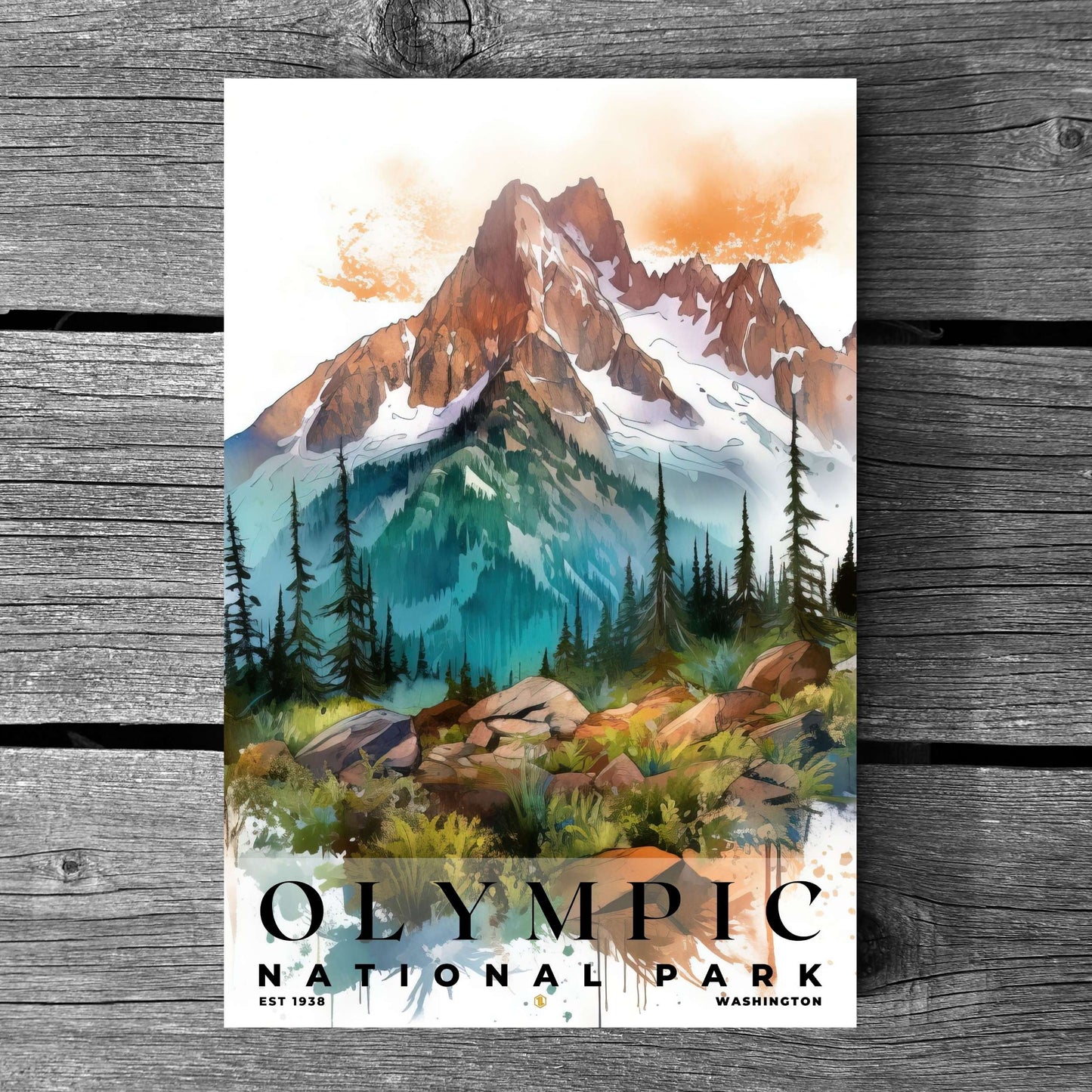 Olympic National Park Poster | S04