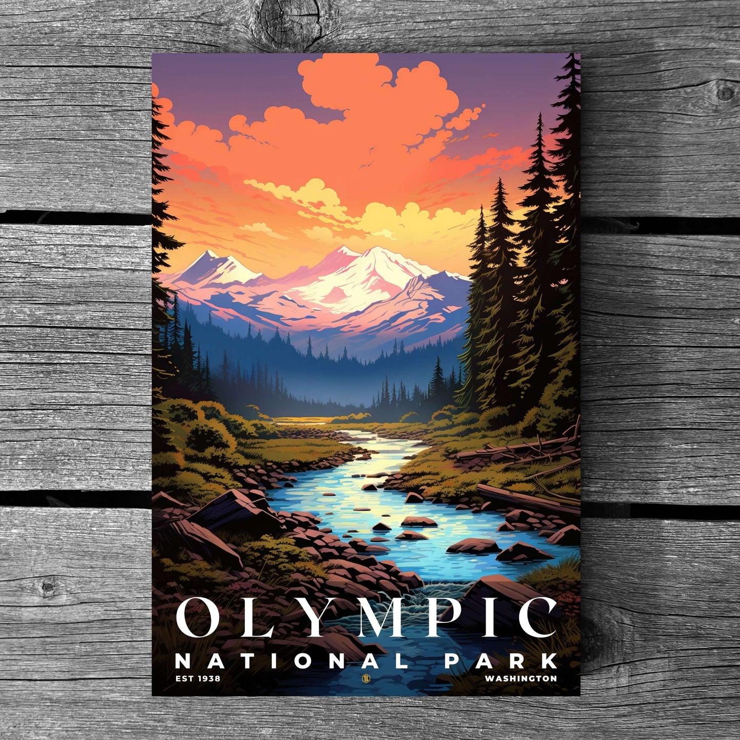 Olympic National Park Poster | S07