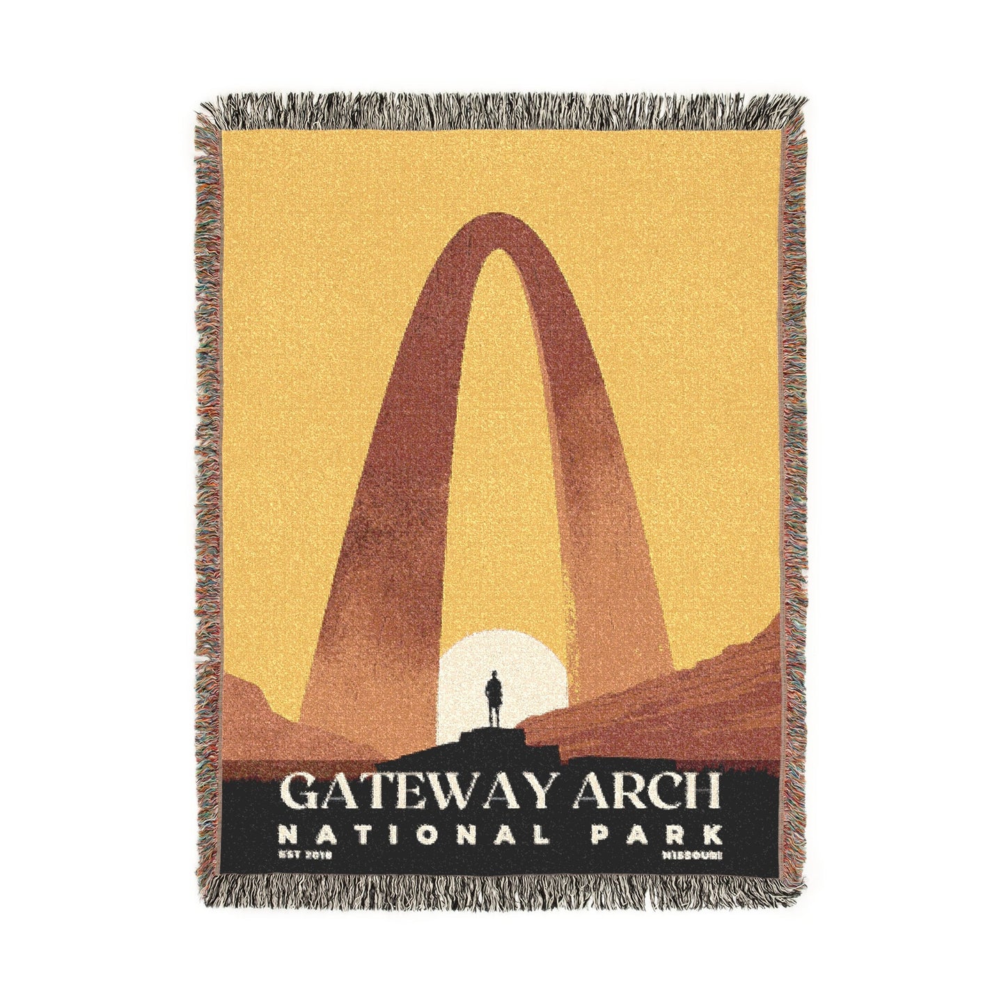 Gateway Arch National Park Woven Blanket | S03