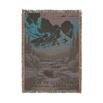 Wrangell-St. Elias National Park Woven Blanket | S07