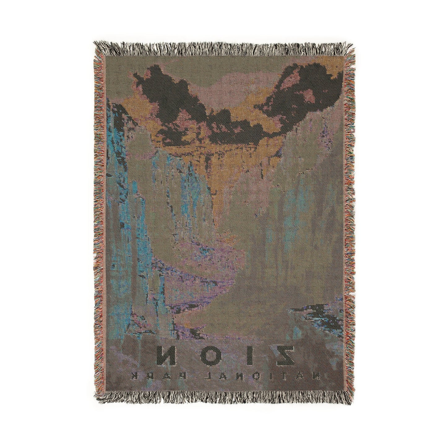 Zion National Park Woven Blanket | S13
