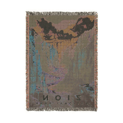 Zion National Park Woven Blanket | S13