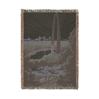 Gateway Arch National Park Woven Blanket | S02