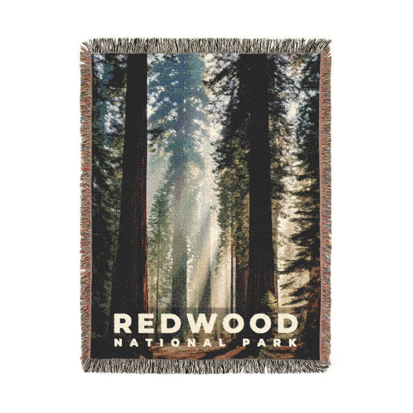 Redwood National Park Woven Blanket | S10