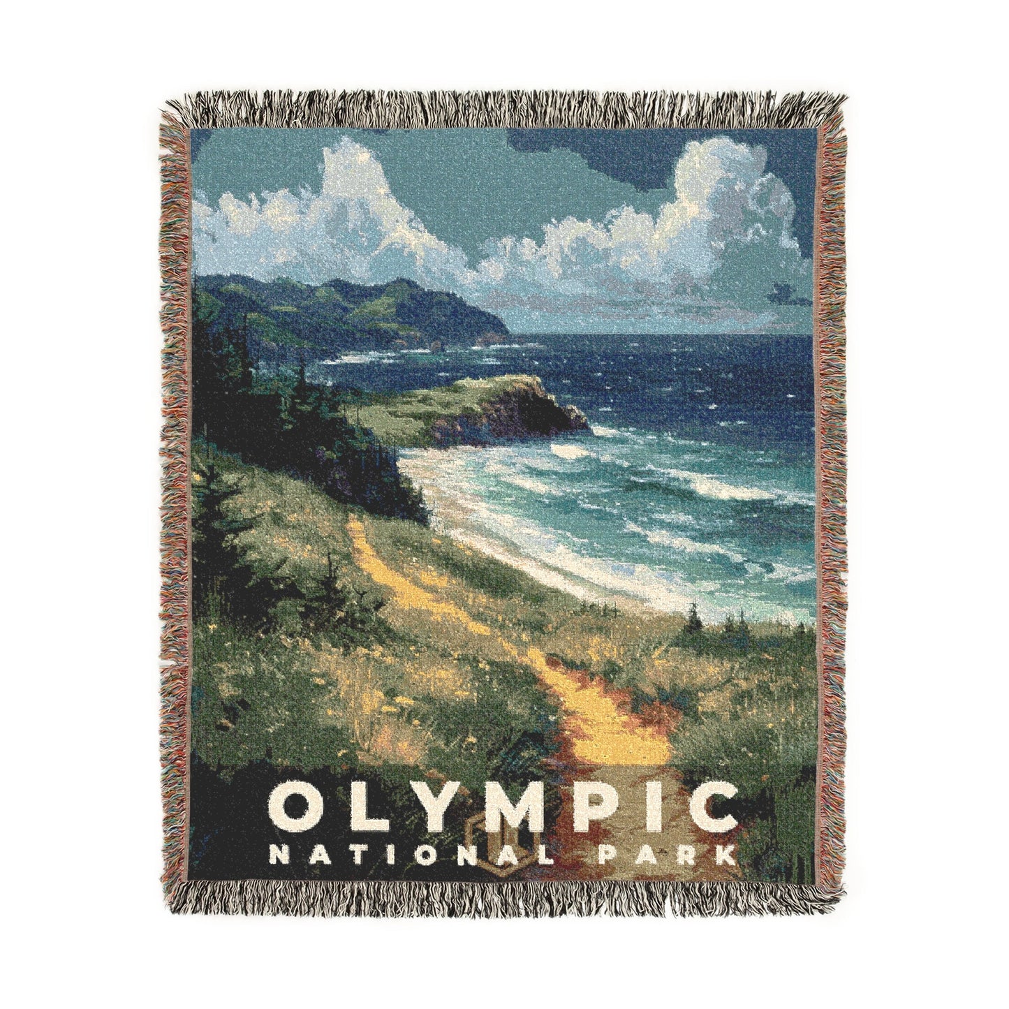 Olympic National Park Woven Blanket | S13