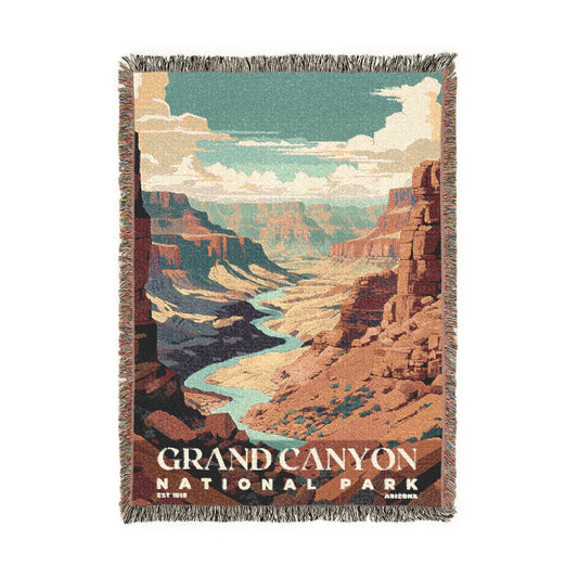 Grand Canyon National Park Woven Blanket | S03