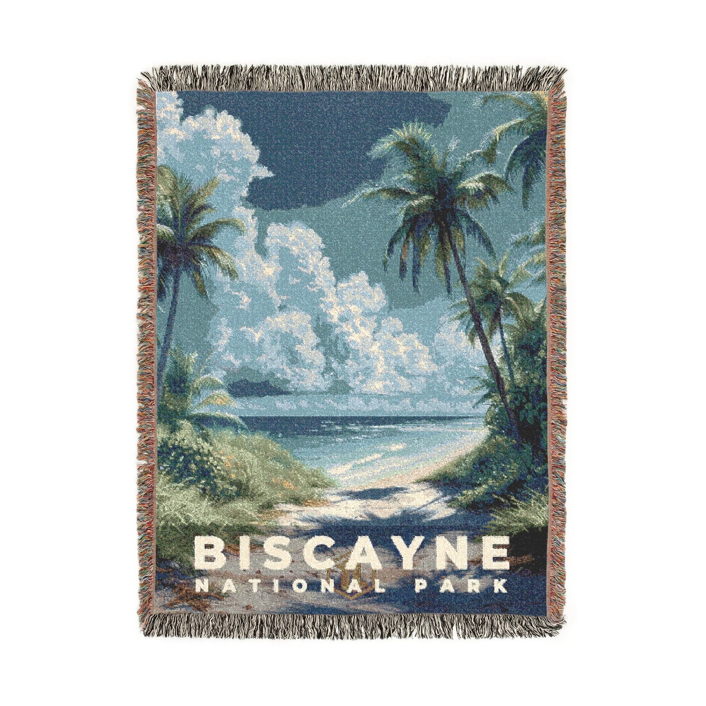 Biscayne National Park Woven Blanket | S13