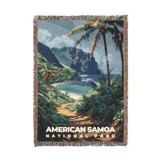 American Samoa National Park Woven Blanket | S18