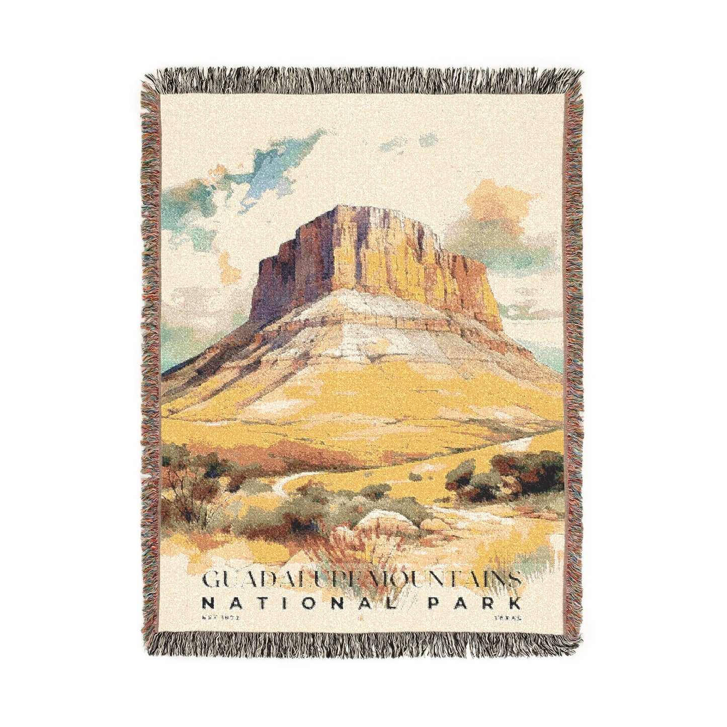 Guadalupe Mountains National Park Woven Blanket | S04