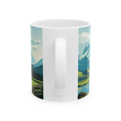 Gates of the Arctic National Park Mug | White Ceramic Mug (11oz, 15oz)