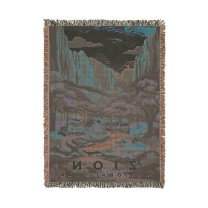 Zion National Park Woven Blanket | S09