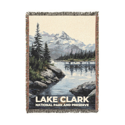 Lake Clark National Park Woven Blanket | S17