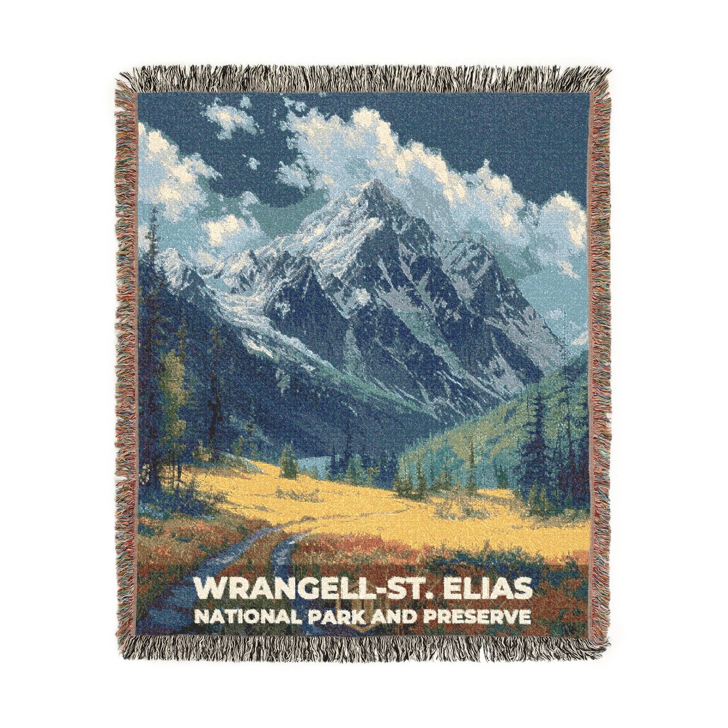 Wrangell-St. Elias National Park Woven Blanket | S13