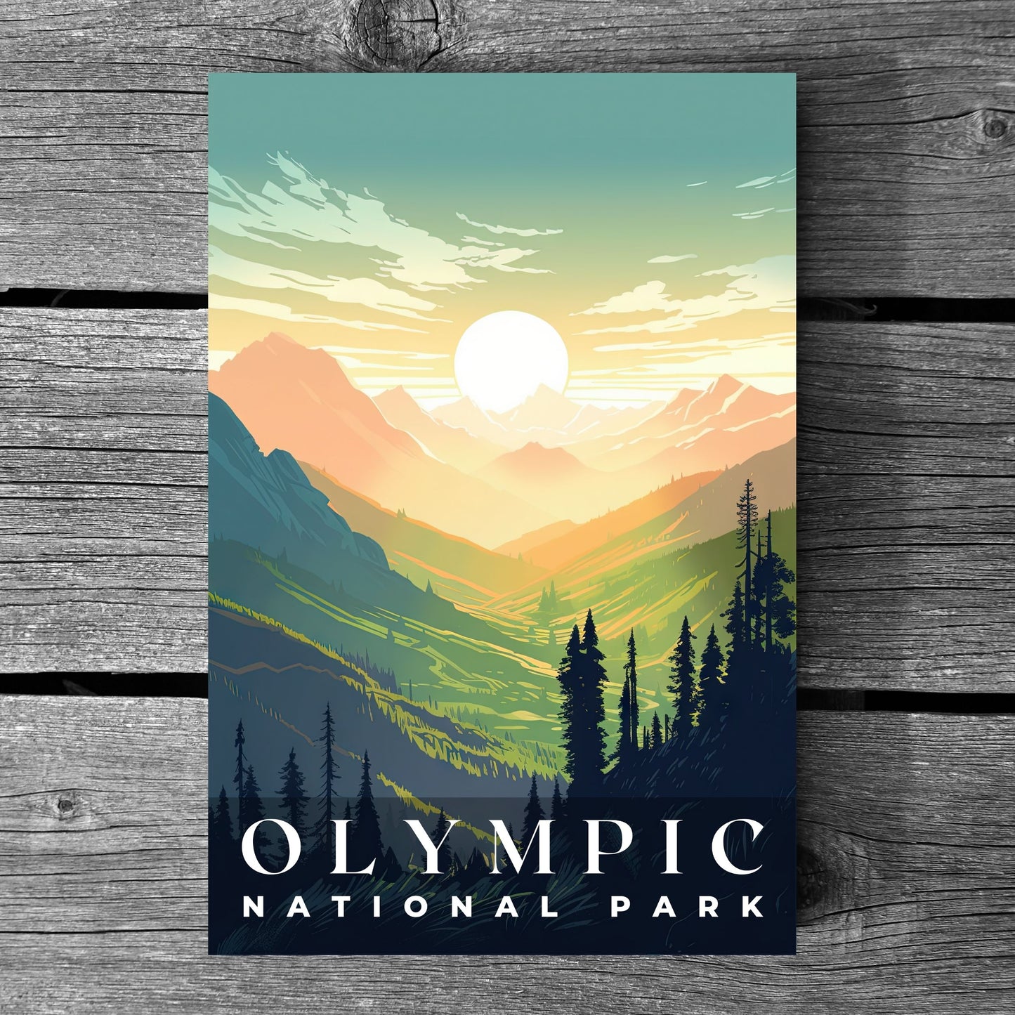 Olympic National Park Poster | S01