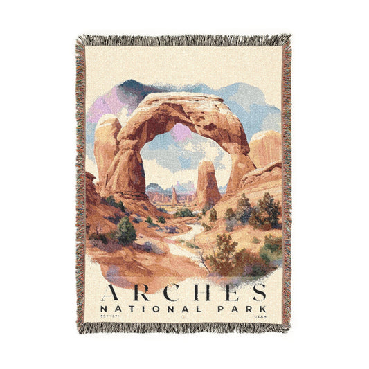 Arches National Park Woven Blanket | S04