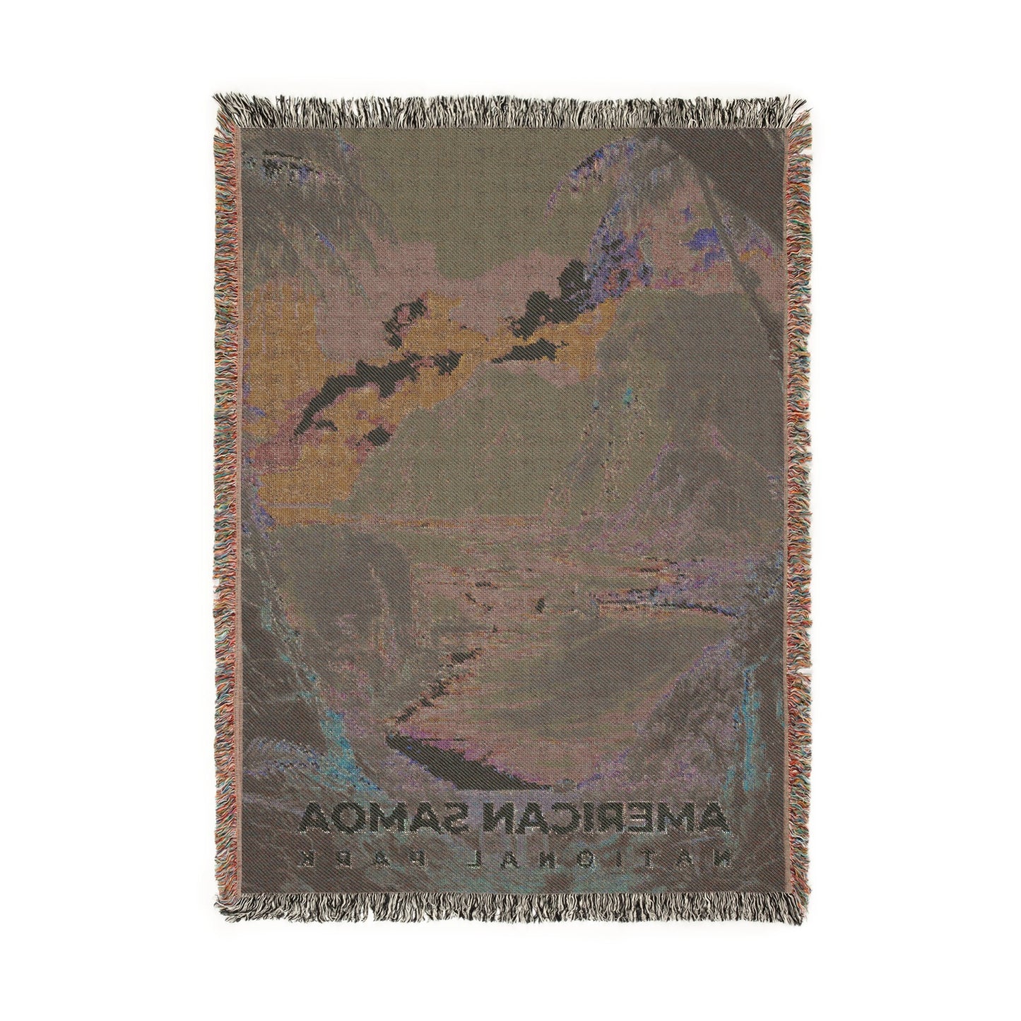 American Samoa National Park Woven Blanket | S16