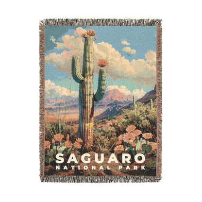 Saguaro National Park Woven Blanket | S18