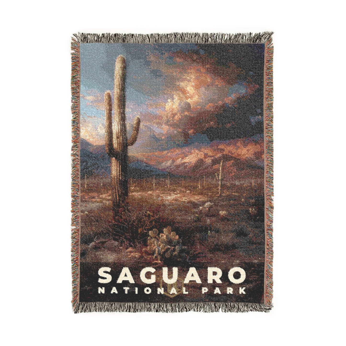 Saguaro National Park Woven Blanket | S12