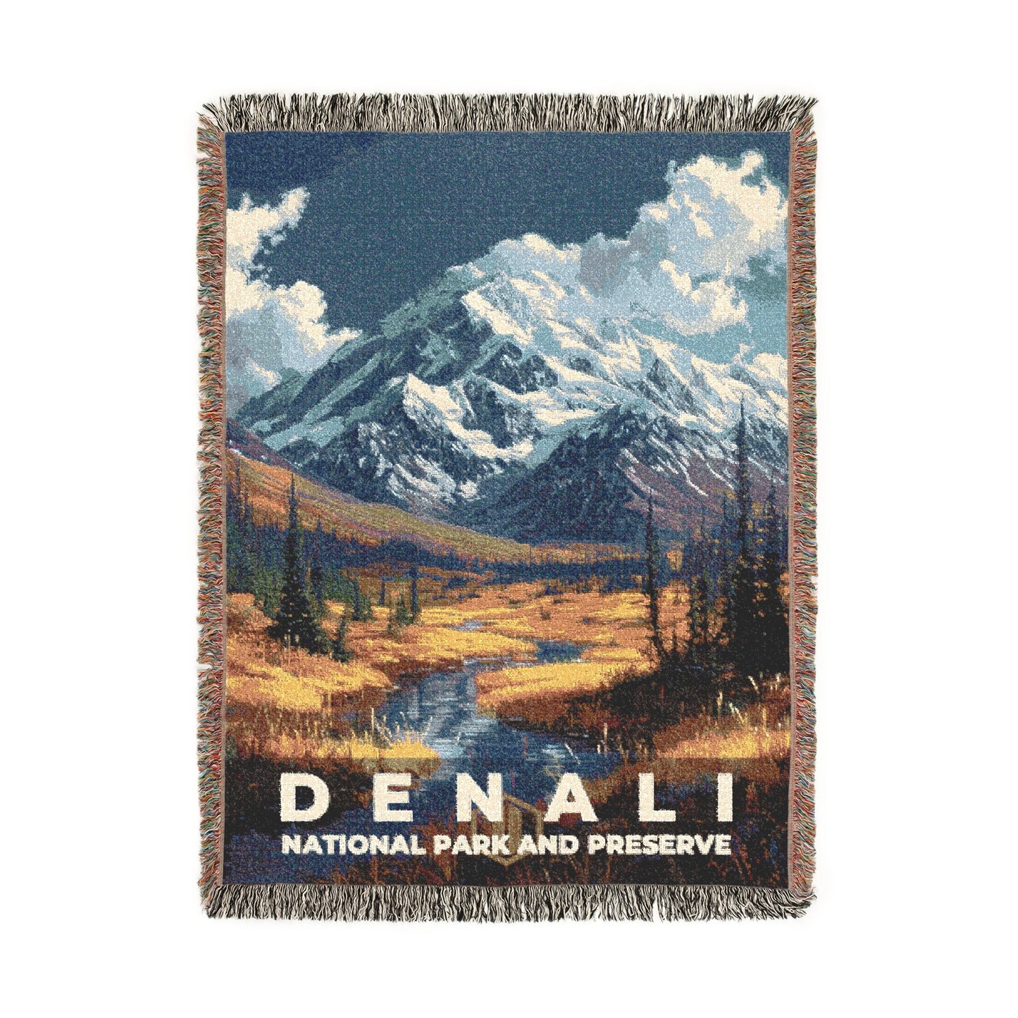 Denali National Park Woven Blanket | S13