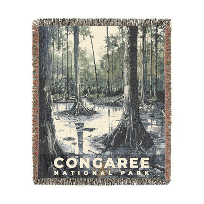 Congaree National Park Woven Blanket | S17