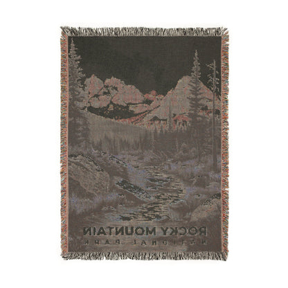 Rocky Mountain National Park Woven Blanket | S17