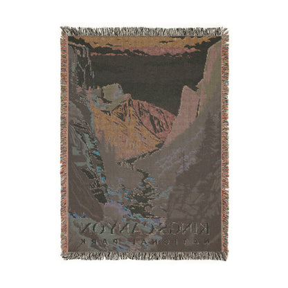 Kings Canyon National Park Woven Blanket | S01