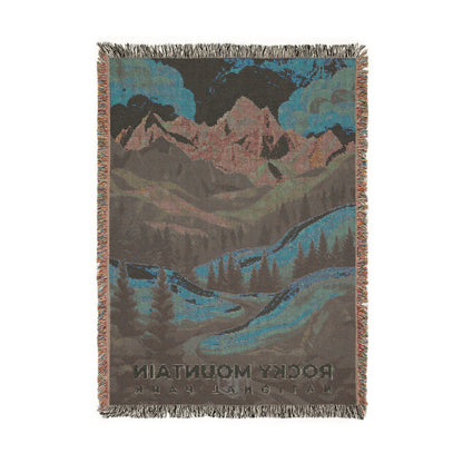 Rocky Mountain National Park Woven Blanket | S20