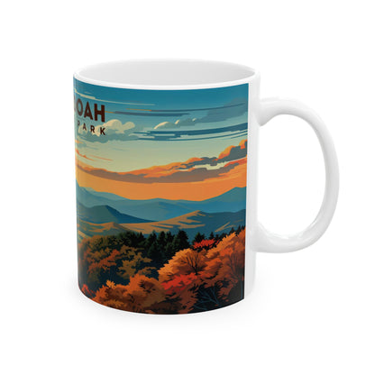 Shenandoah National Park Mug | White Ceramic Mug (11oz, 15oz)