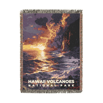 Hawaii Volcanoes National Park Woven Blanket | S18