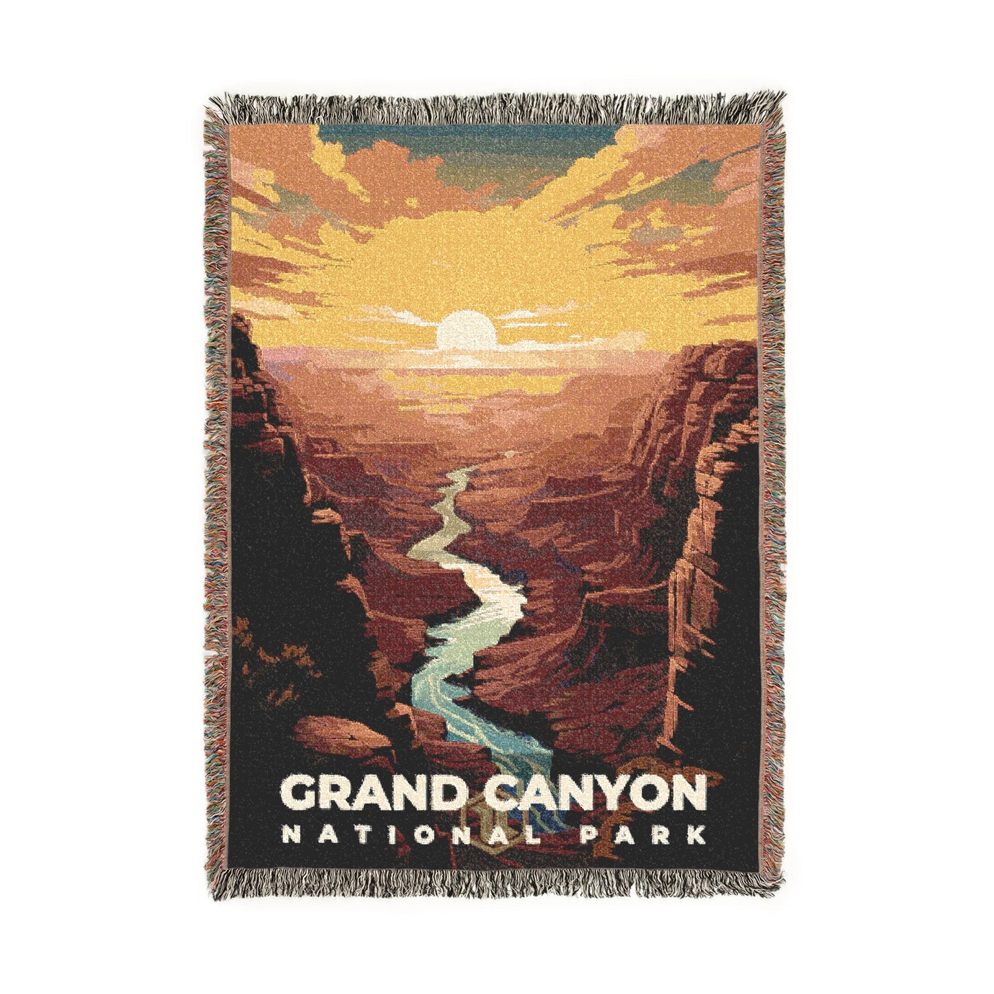 Grand Canyon National Park Woven Blanket | S07