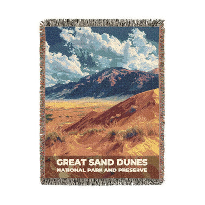Great Sand Dunes National Park Woven Blanket | S13