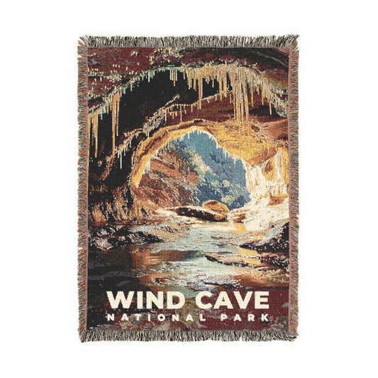 Wind Cave National Park Woven Blanket | S18