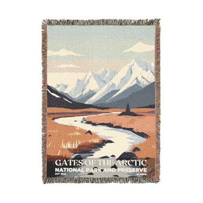 Gates of the Arctic National Park Woven Blanket | S03