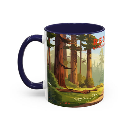 Redwood National Park Mug | Accent Coffee Mug (11, 15oz)