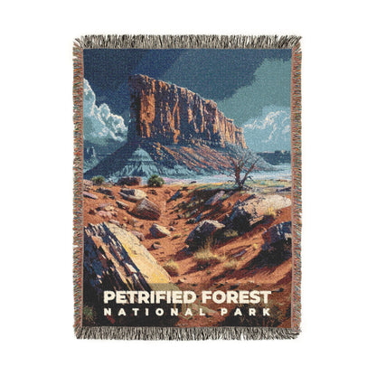 Petrified Forest National Park Woven Blanket | S16