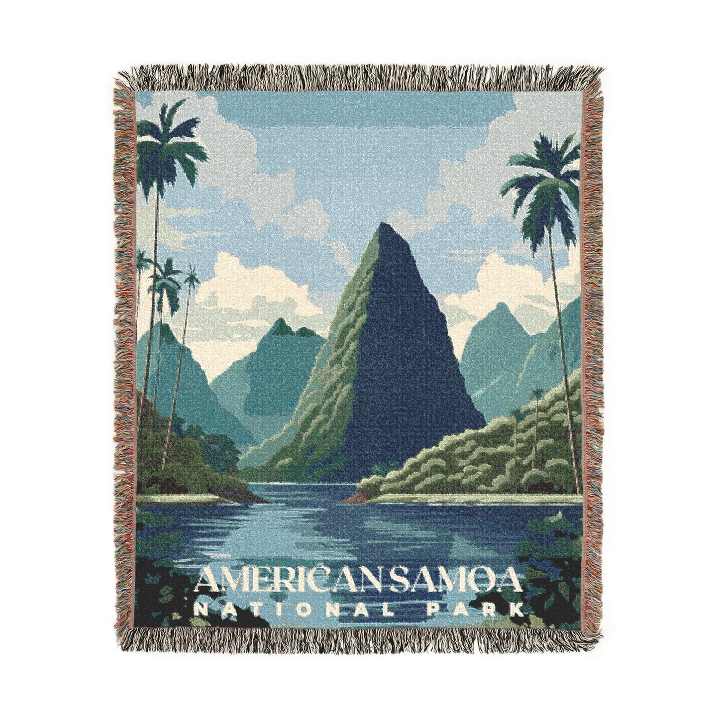 American Samoa National Park Woven Blanket | S01