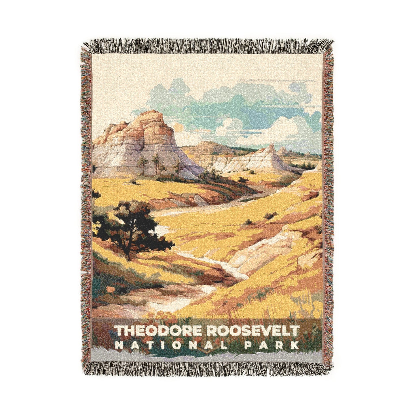 Theodore Roosevelt National Park Woven Blanket | S08
