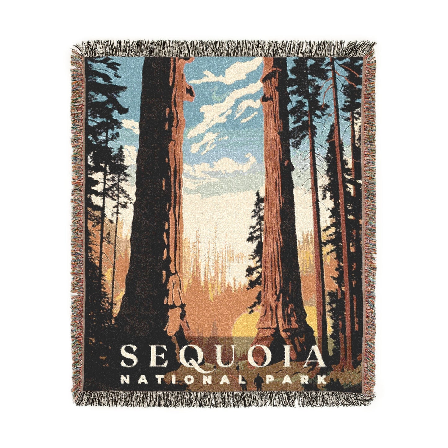 Sequoia National Park Woven Blanket | S01