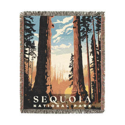 Sequoia National Park Woven Blanket | S01