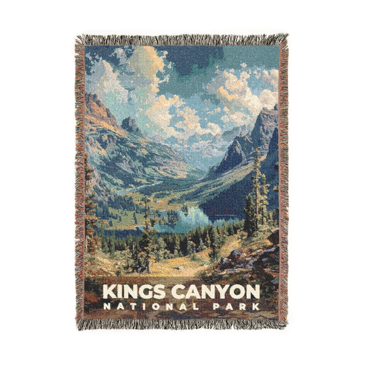 Kings Canyon National Park Woven Blanket | S14