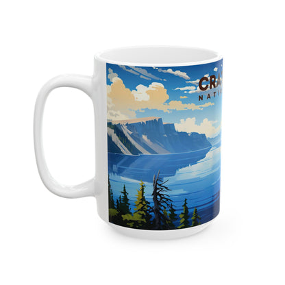 Crater Lake National Park Mug | White Ceramic Mug (11oz, 15oz)