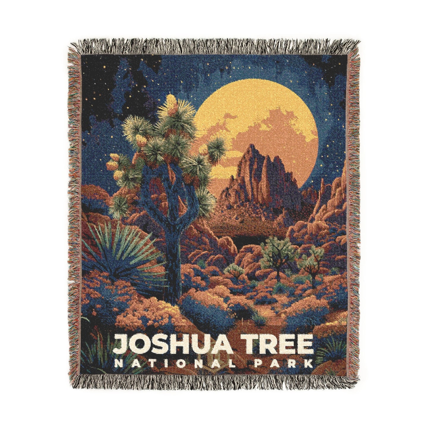 Joshua Tree National Park Woven Blanket | S11