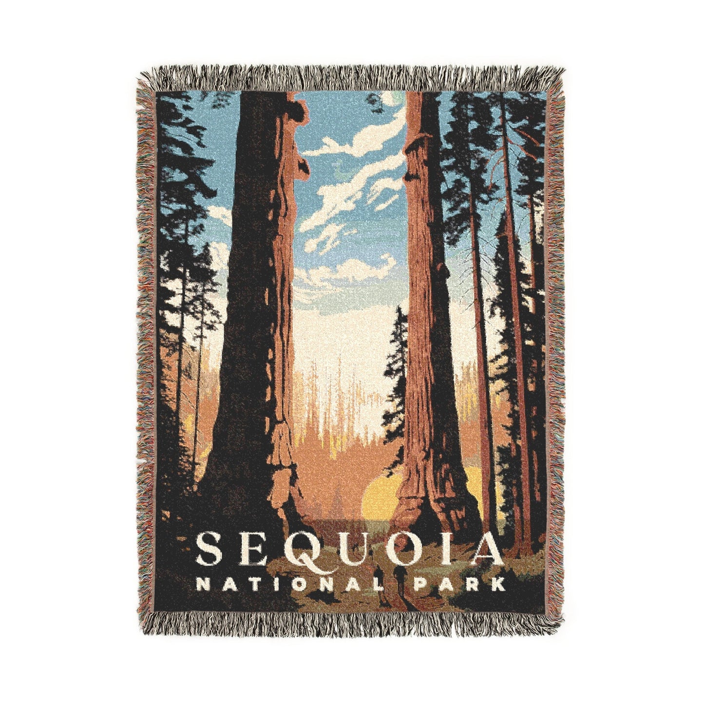Sequoia National Park Woven Blanket | S01