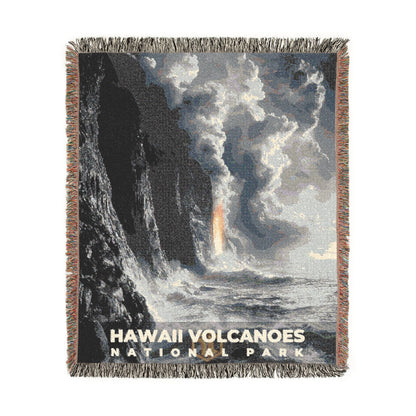 Hawaii Volcanoes National Park Woven Blanket | S15