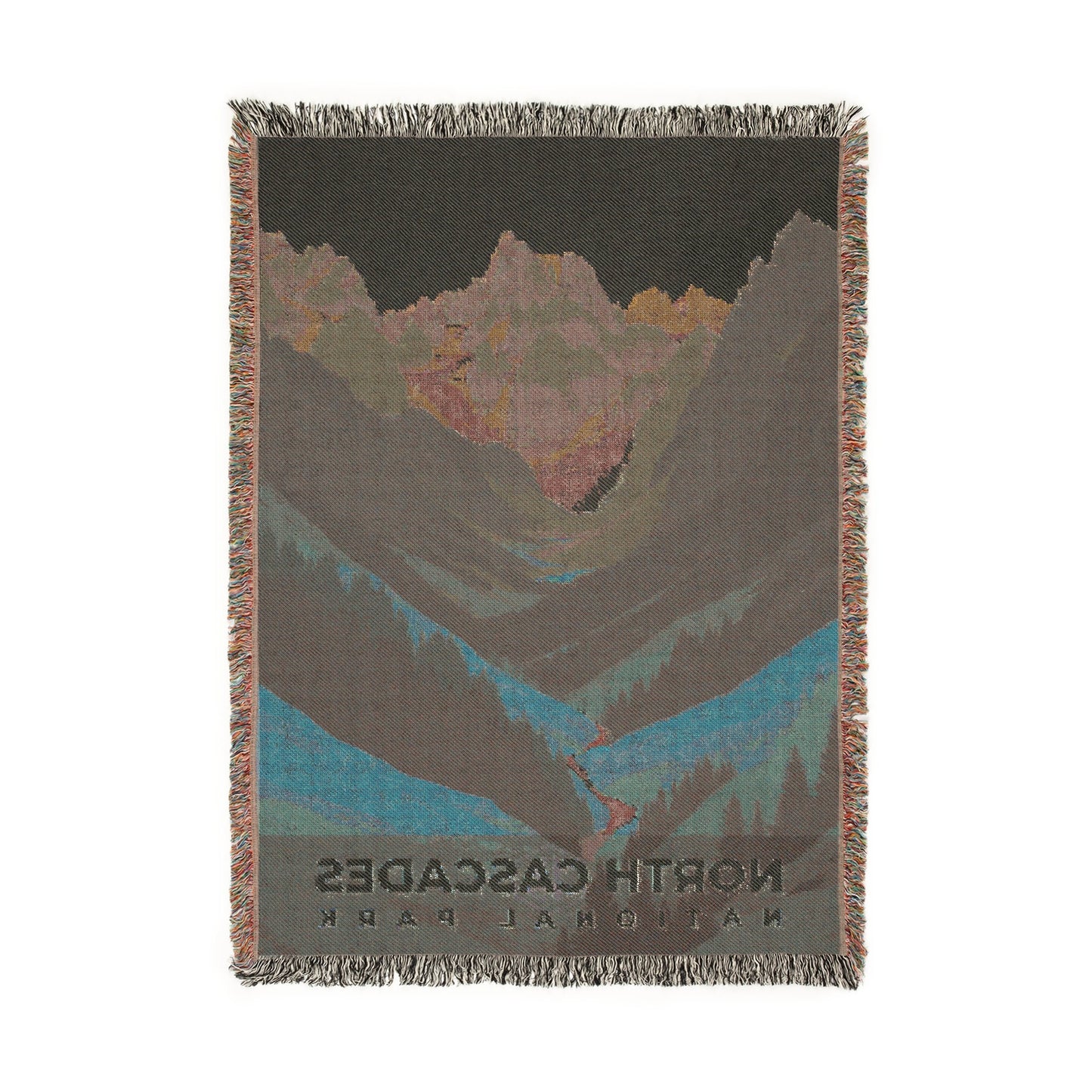North Cascades National Park Woven Blanket | S20
