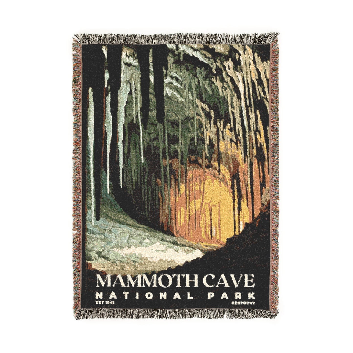 Mammoth Cave National Park Woven Blanket | S03