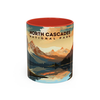 North Cascades National Park Mug | Accent Coffee Mug (11, 15oz)