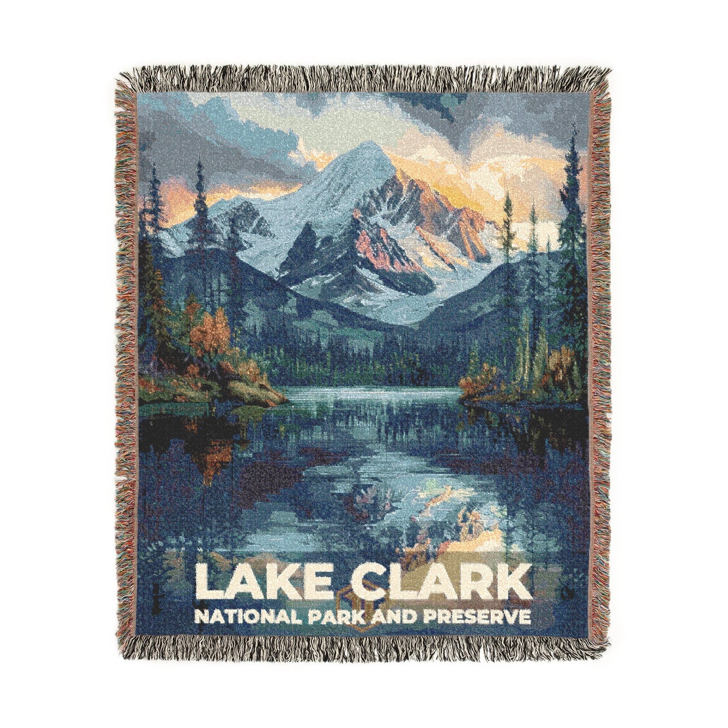 Lake Clark National Park Woven Blanket | S11