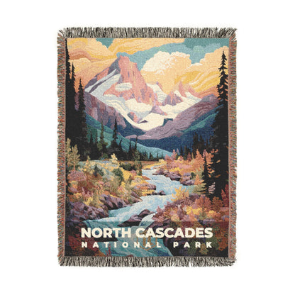 North Cascades National Park Woven Blanket | S09