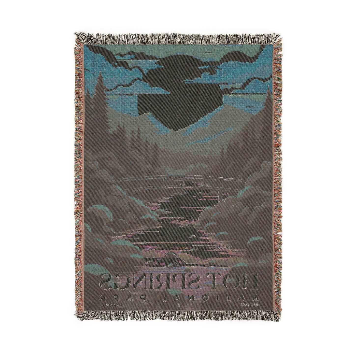 Hot Springs National Park Woven Blanket | S05